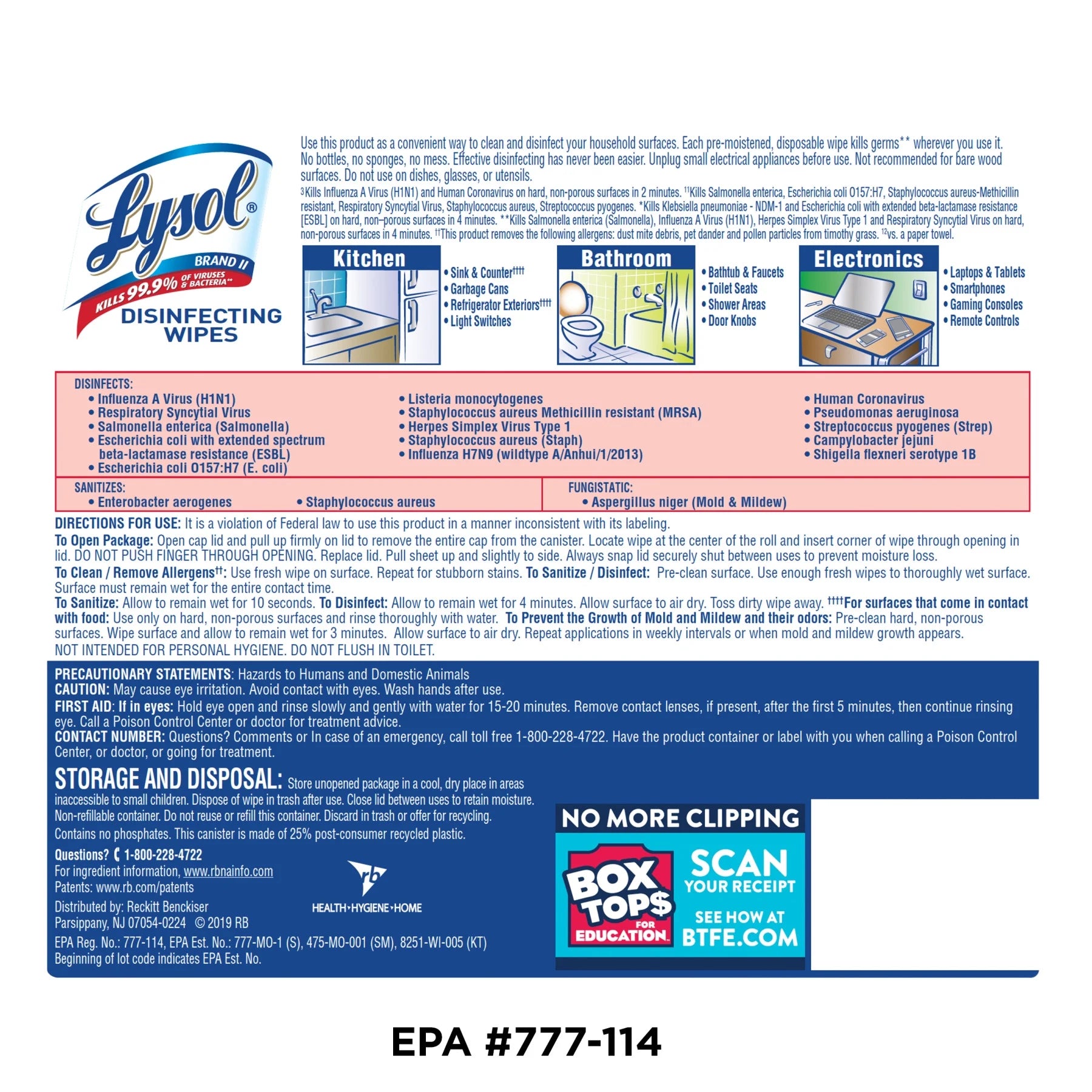 Disinfecting Wipes, 2 Lemon Lime & 1 Mango Hibiscus, 105Ct(3X35Ct), Brand New Day, Tested & Proven to Kill COVID-19 Virus