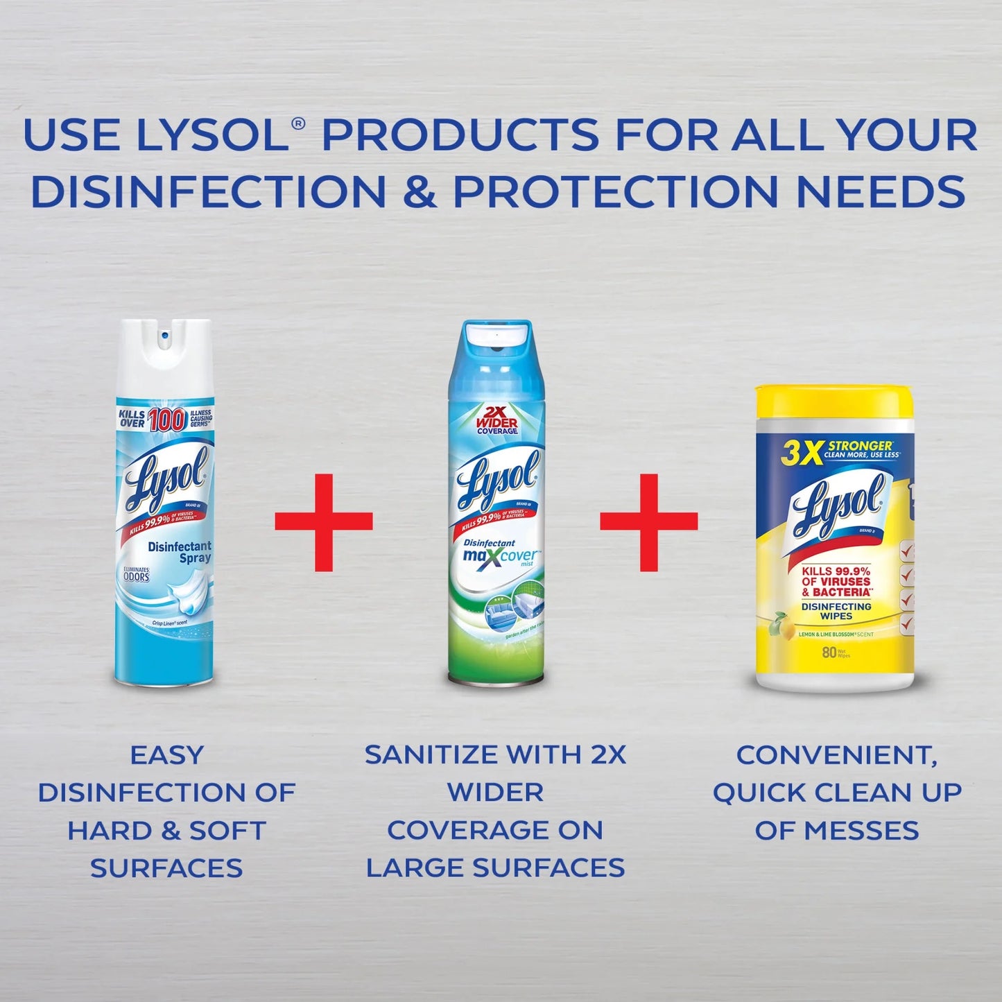 Disinfecting Wipes, 2 Lemon Lime & 1 Mango Hibiscus, 105Ct(3X35Ct), Brand New Day, Tested & Proven to Kill COVID-19 Virus